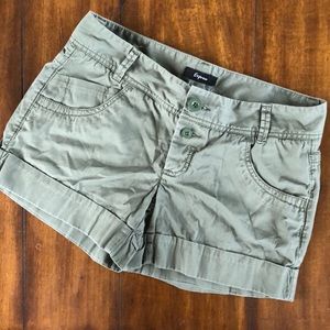 Express Green Shorts